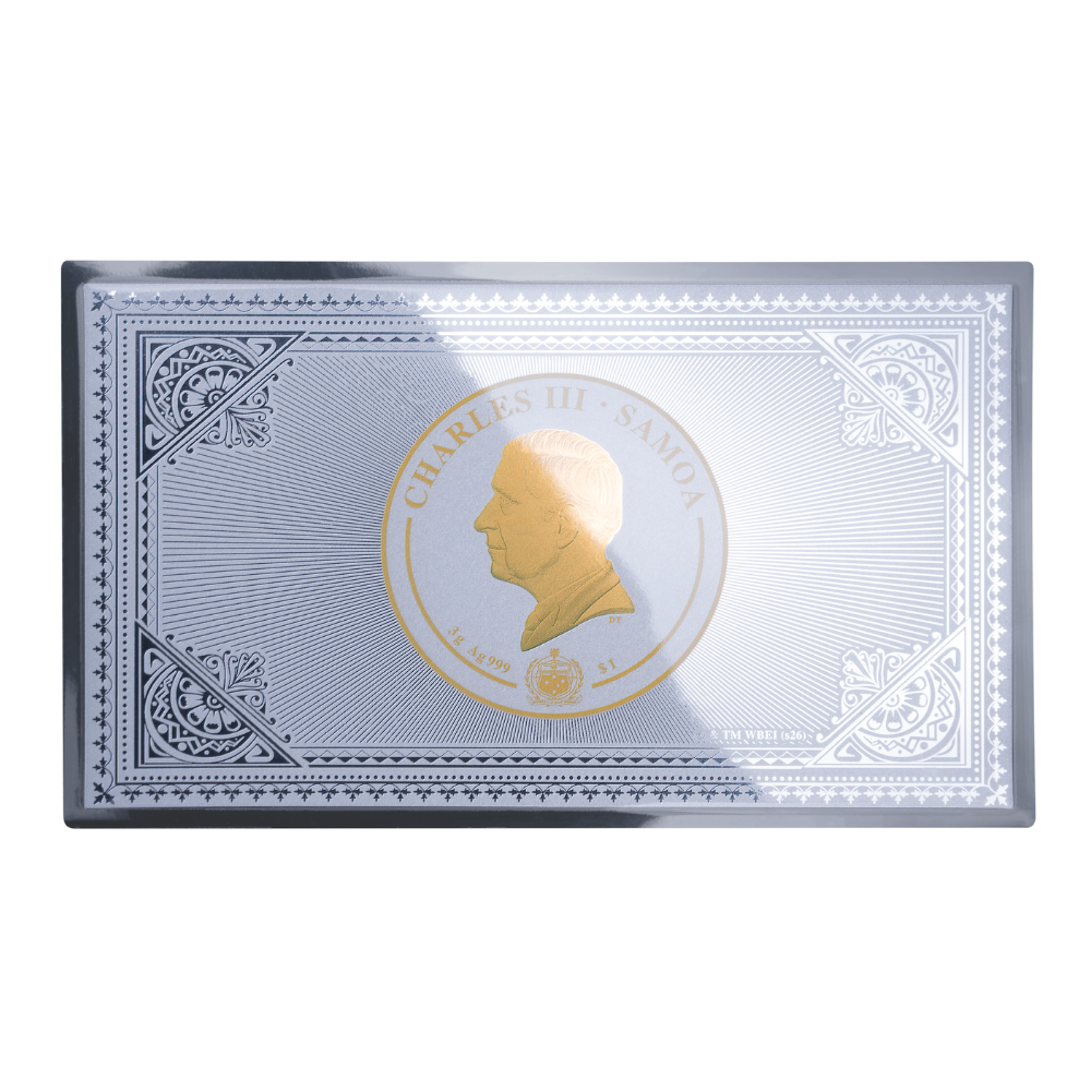 Harry Potter™ Hogwarts Express Ticket Silver Note 2026 MDM