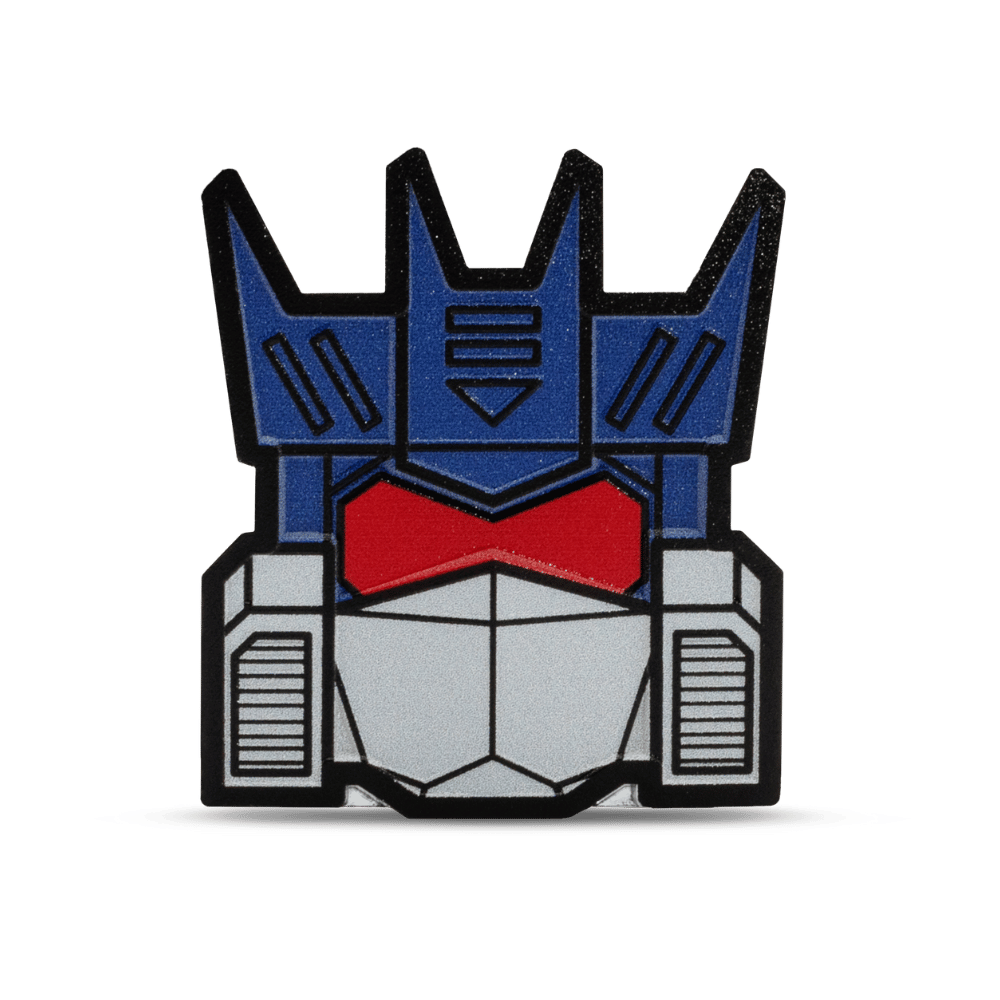 Transformers Heads Soundwave 1 Oz Silver Coin reverse - Agoro New Zealand Mint