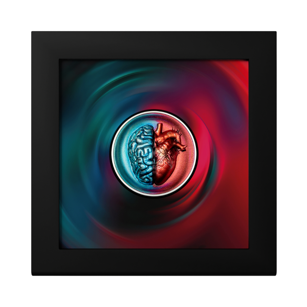 Head vs. Heart 2 oz Silver Coin 2026