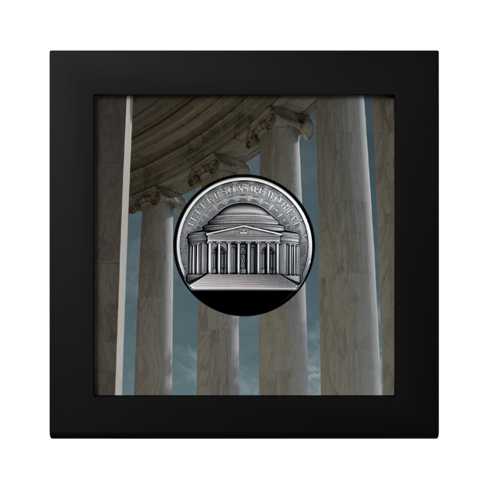 Historical Monuments Jefferson Memorial 2 oz Silver Coin 2026
