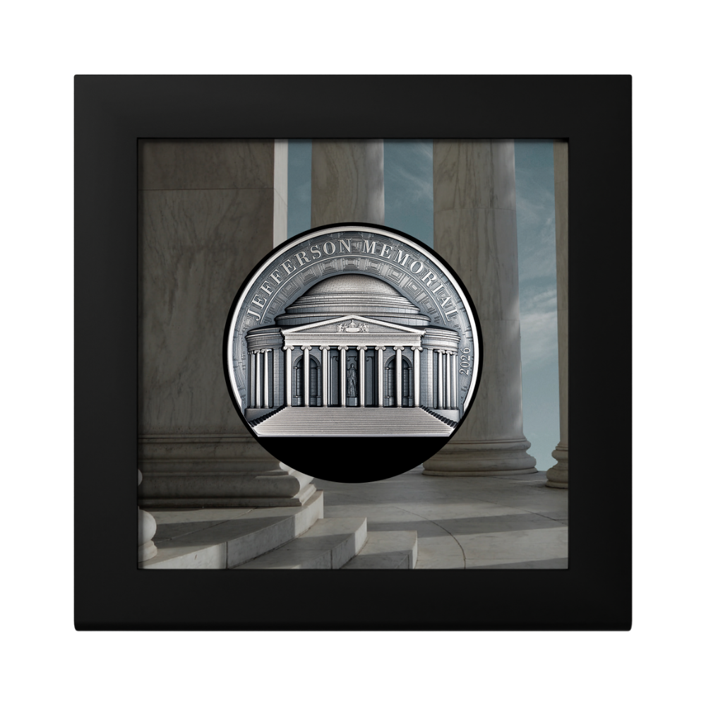 Historical Monuments Jefferson Memorial 5 oz Silver Coin 2026