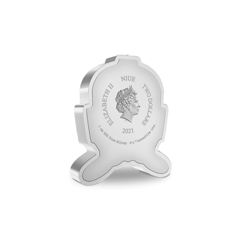 IMPERIAL TIE FIGHTER PILOT Faces of the Empire Star Wars 1 Oz Silver Coin $2 Niue 2021