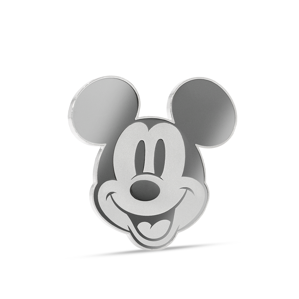 レア商品【Disney】Mickey Mouse/ CD・MDミニコンポ Mickey and Friends Iconic Expressions Mickey Mouse 1/2 Oz Silver