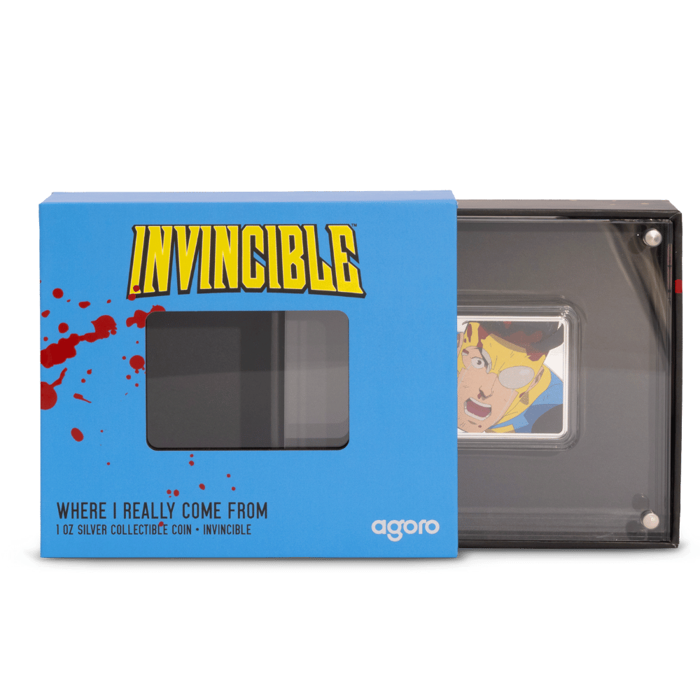 Invincible™ Where I Really Come From Silver Coin 2025 packaging Agoro By New Zealand Mint