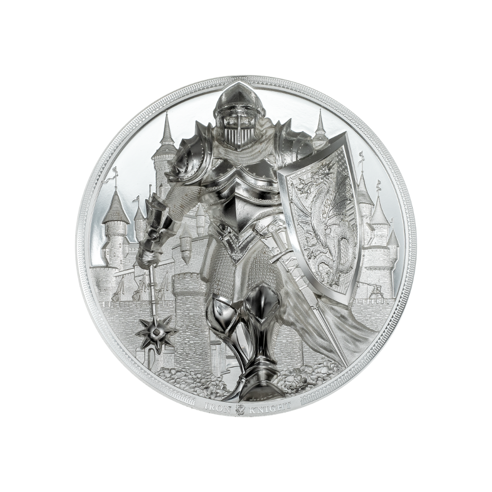 Iron Knight 5 Oz Silver Coin 2024 - CIT Coin Invest AG
