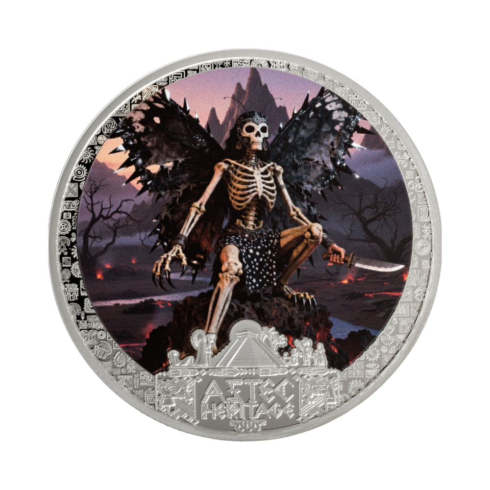 Itzpapalotl Aztec Heritage series 1/2 Oz Silver Coin 2026 popcoins