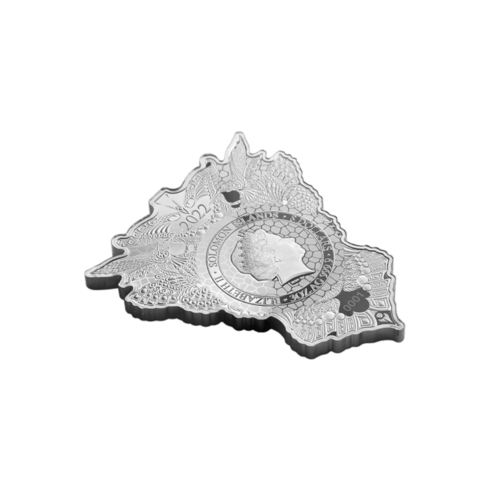 JAGUAR Shadow Hunters 3 Oz Silver Coin $8 Solomon Islands 2022