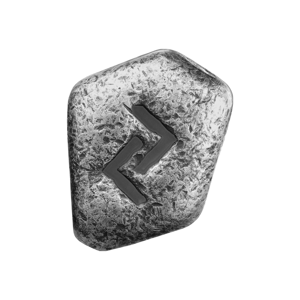 Jera Cast Rune 1 Oz Silver Cast Bar 2024 Germania Mint
