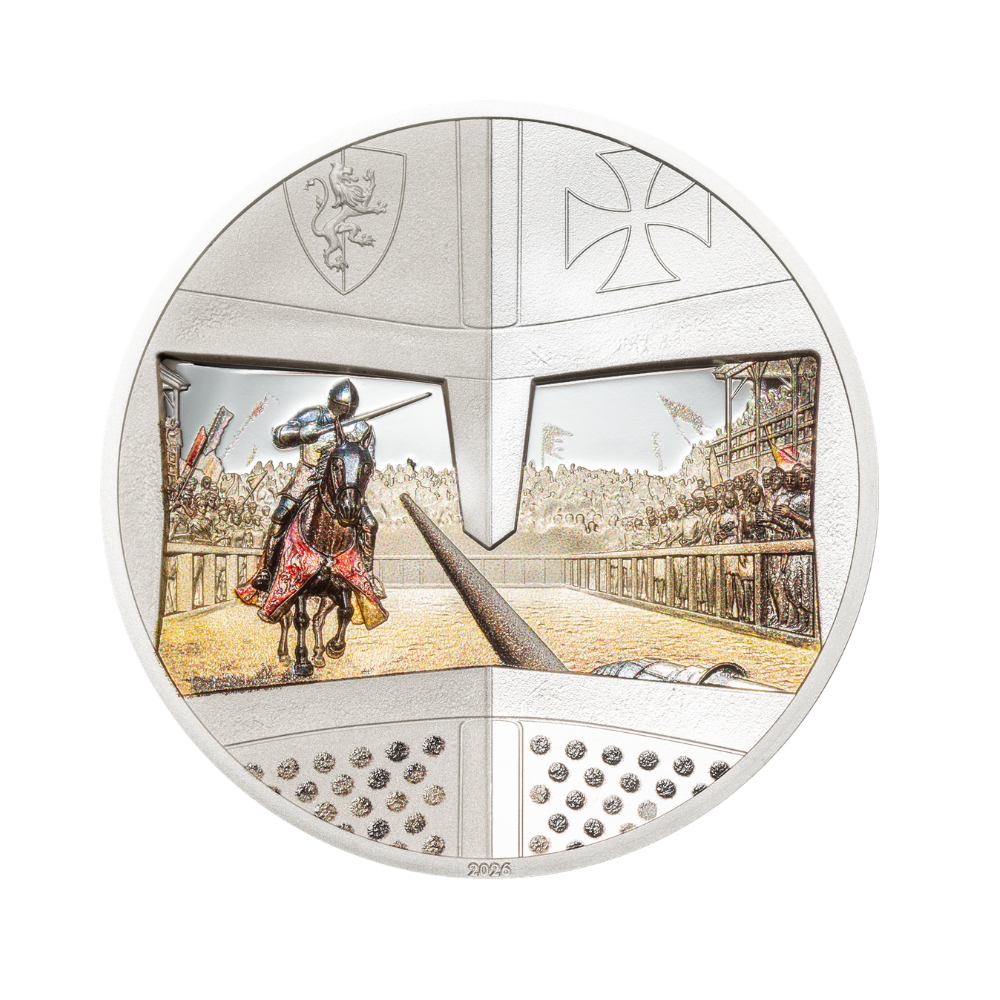 Jousting Knight Games 1 Oz Silver Coin 2026 CIT