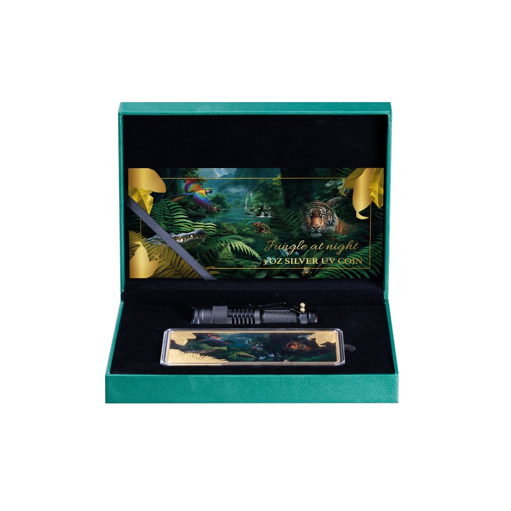 Jungle at Night 3 Oz Silver Coin 2025