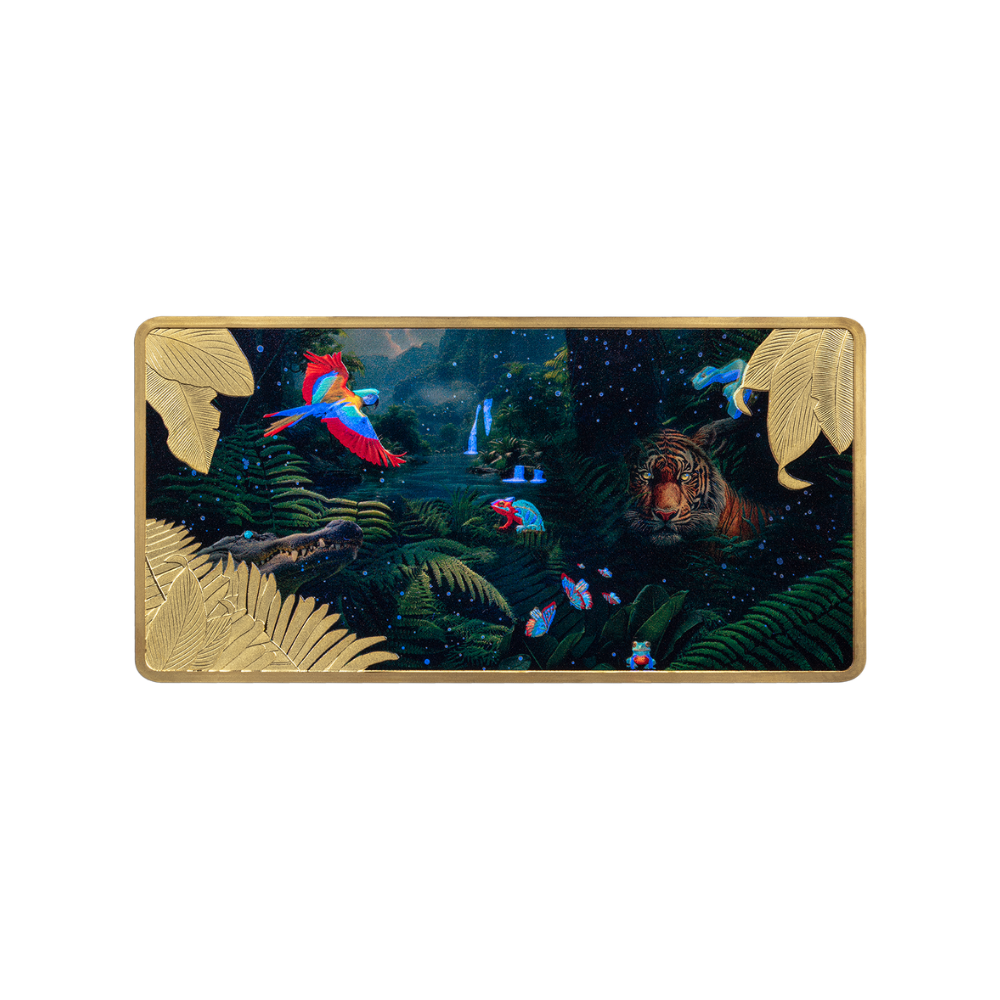 Jungle at Night 3 Oz Silver Coin 2025