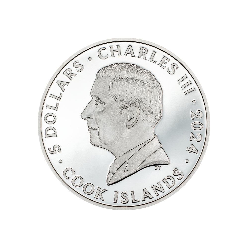 KILLERS Iron Maiden 1 Oz Silver Coin $5 Cook Islands 2024