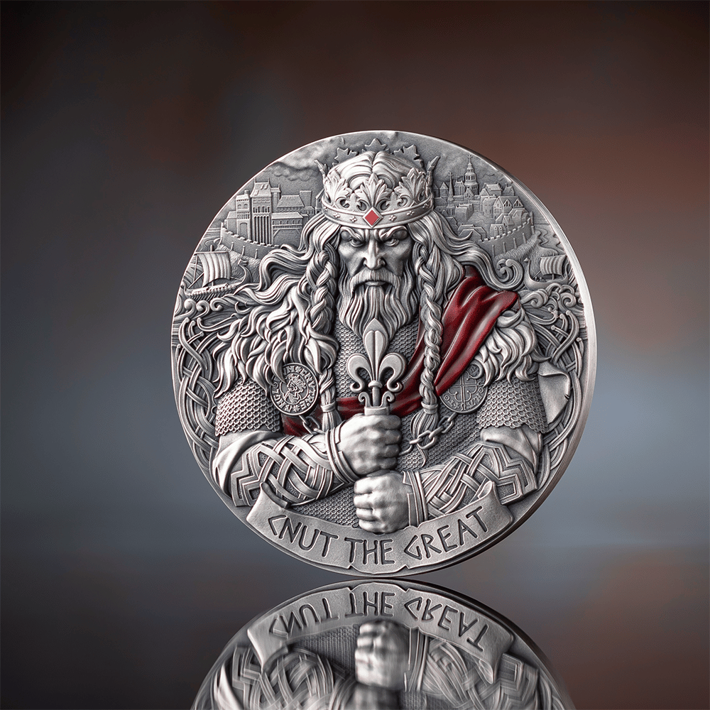 King Cnut The Great The Way To Valhalla 2 Oz Silver Coin 2025