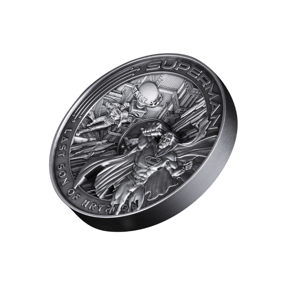 LAST SON OF KRYPTON Superman 10 Oz Silver Coin $10 Samoa 2025