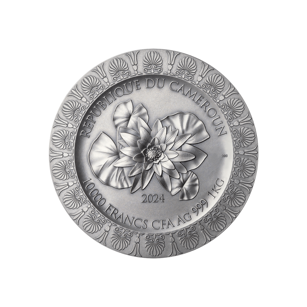 LEDA AND THE SWAN Celestial Beauty 1 Kg Silver Coin 10000 Francs Cameroon 2024