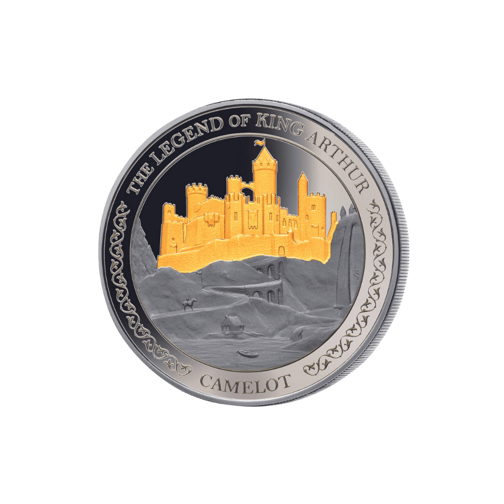 LEGEND OF KING ARTHUR Set 4 oz Silver Coins(4x1 oz) $5 Samoa 2022