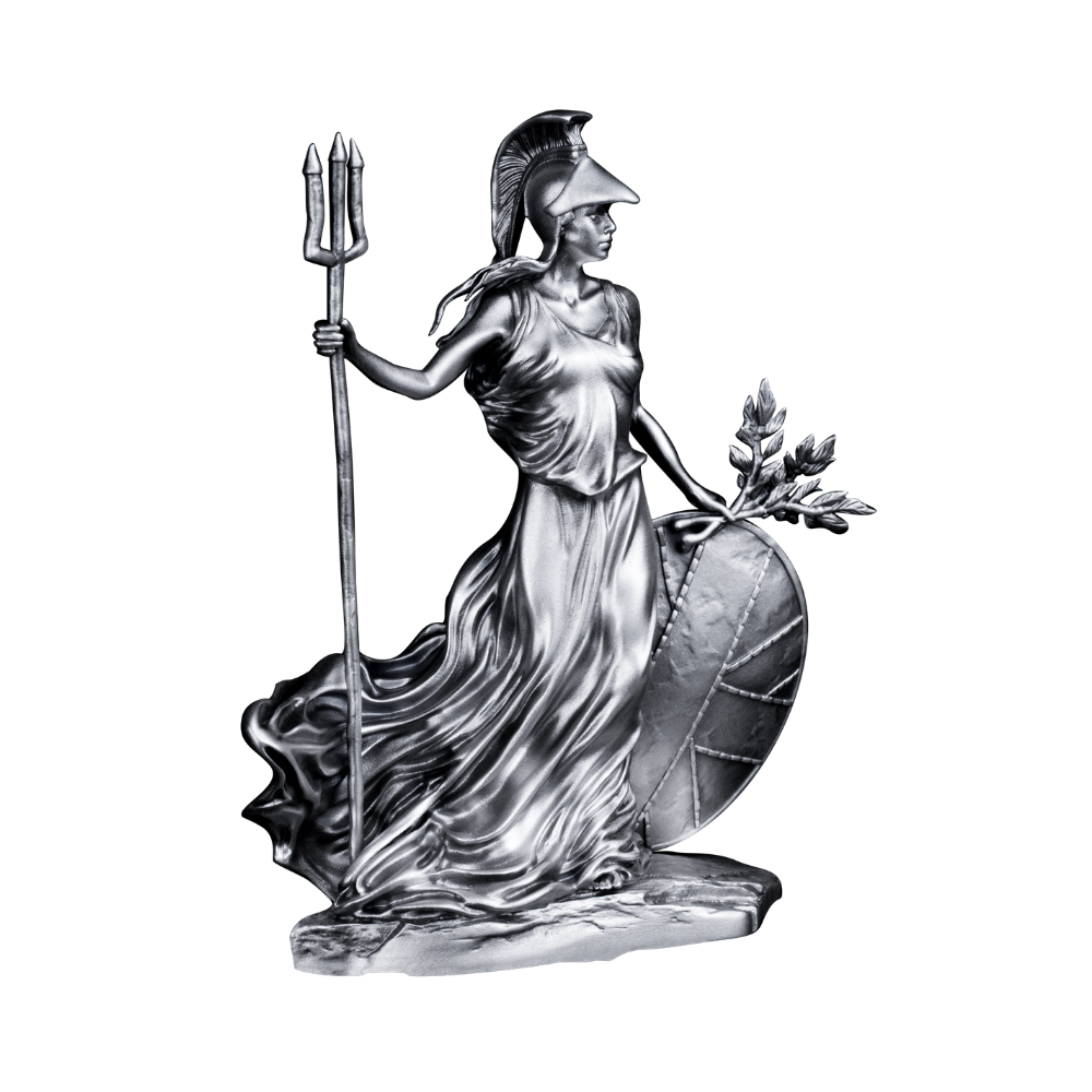 Lady Britain 3D 3 Oz Silver Coin 2027 MDM
