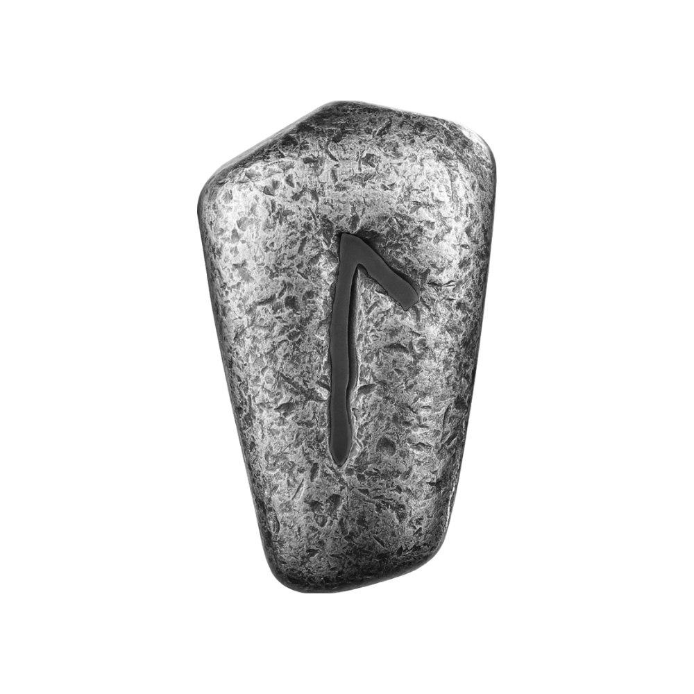 Laguz Cast Rune 1 Oz Silver Cast Bar 2024 Germania Mint