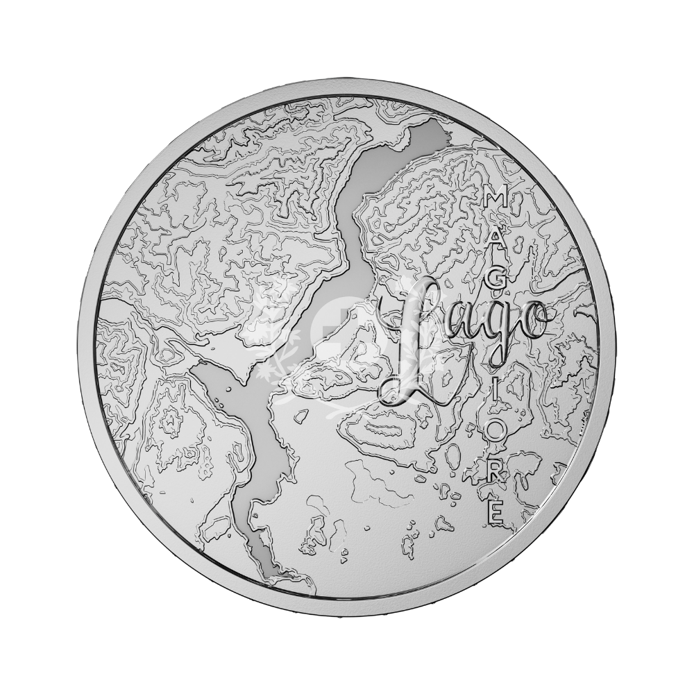 Lake Maggiore Swiss lakes Series Silver Proof Coin 2025 Swissmint