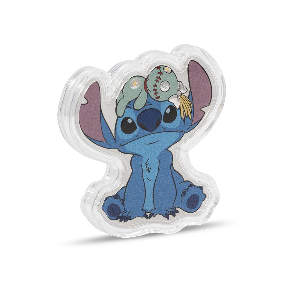 Disney Stitch Ohana Silver Coin AGORO