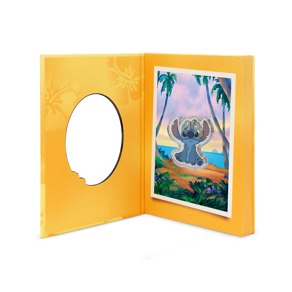 Disney Stitch Ohana Silver Coin AGORO