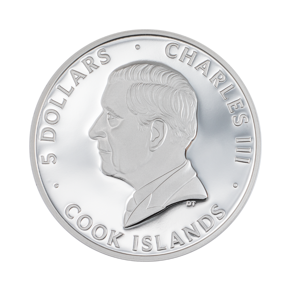 Line Art Flamingo 1 oz Silver Coin 2026