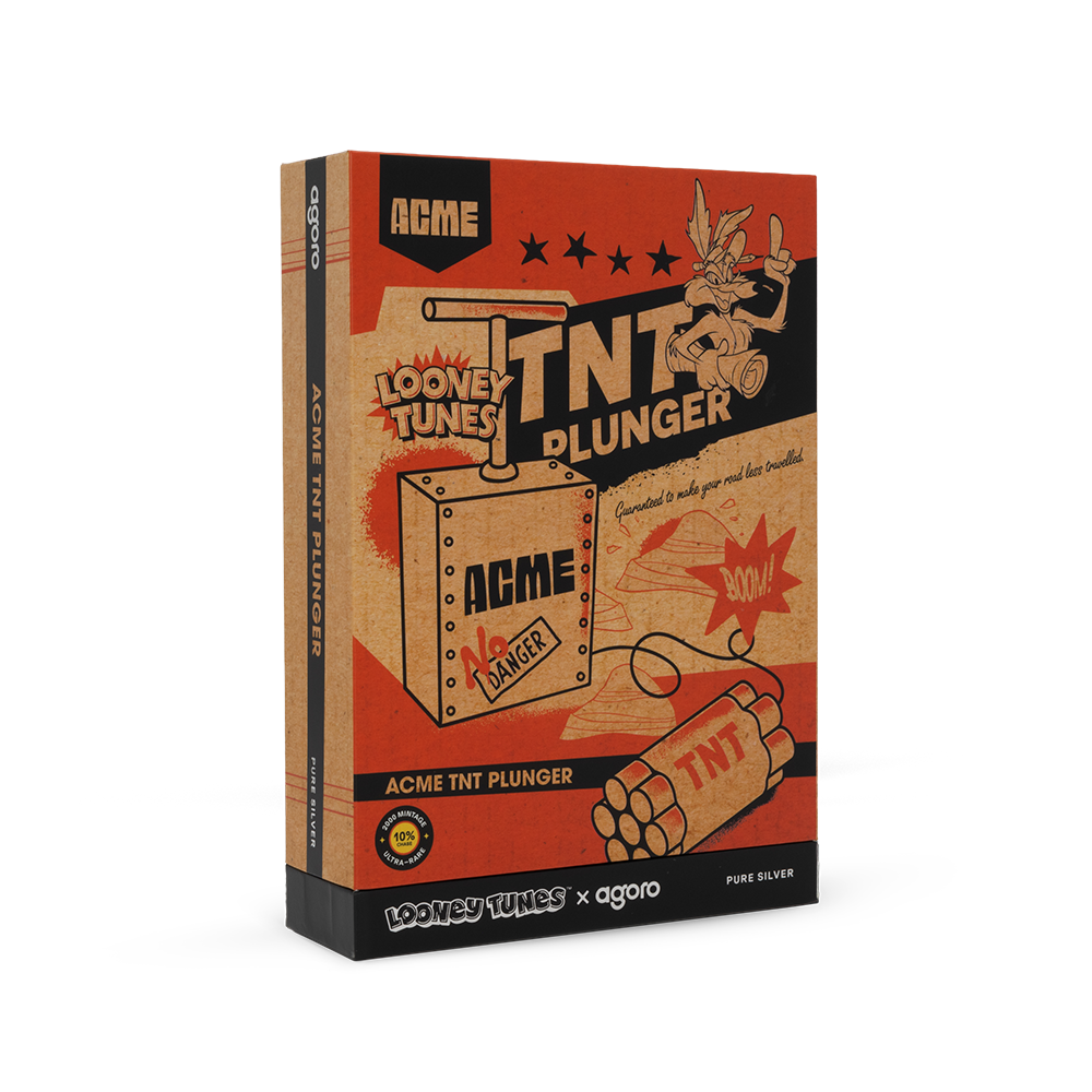 Looney Tunes™ Acme TNT Plunger Silver Collectible Foil