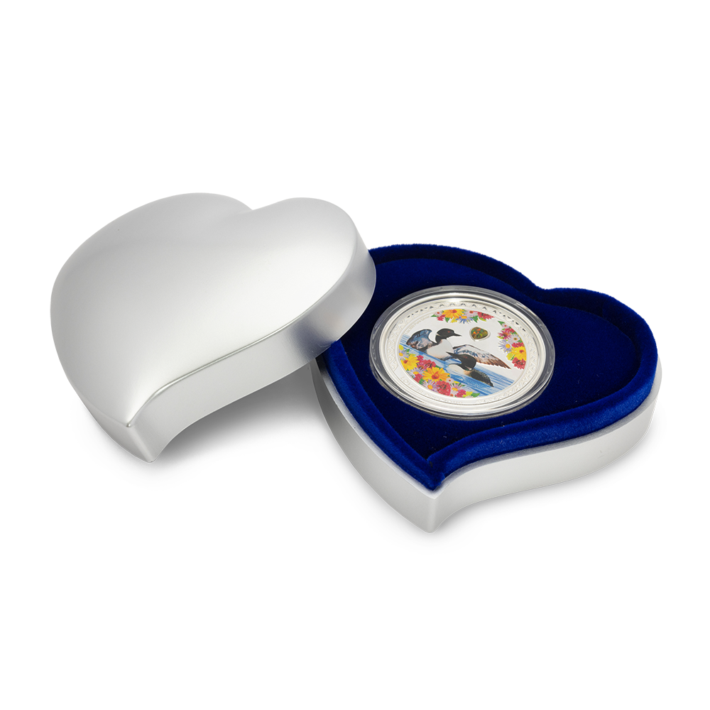 Love is Precious Great Northern Diver Silver Coin