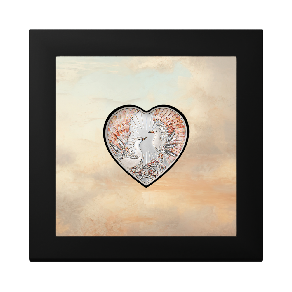 Lovebirds Brilliant Love Silver Coin 2027 CIT COIN INVEST AG