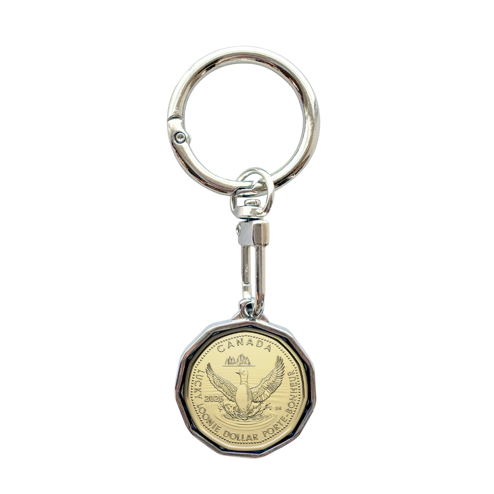 Lucky Loonie in Keychain Canada 2026 - Royal Canadian Mint