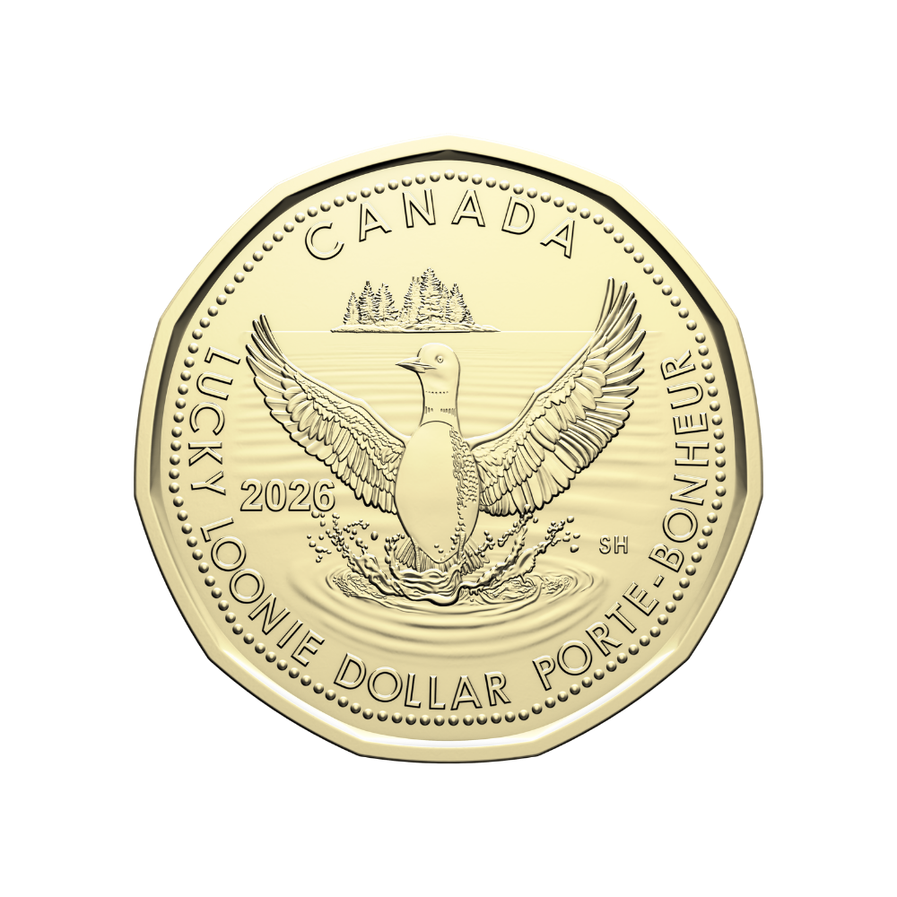 Lucky Loonie in Keychain Canada 2026 ROYAL CANADIAN MINT
