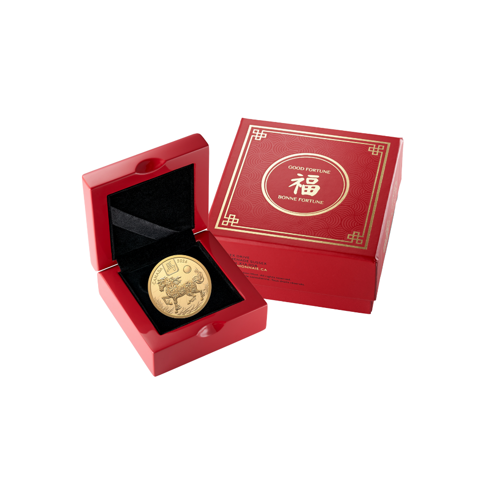 Lunar Year of the Horse Pure Gold Coin 2026