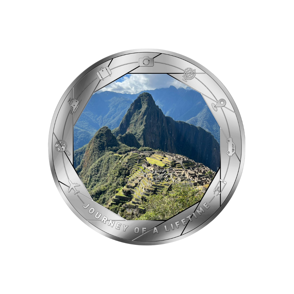 MACHU PICCHU Journey of Lifetime 1 Oz Silver Coin 1000 Francs Cameroon 2025