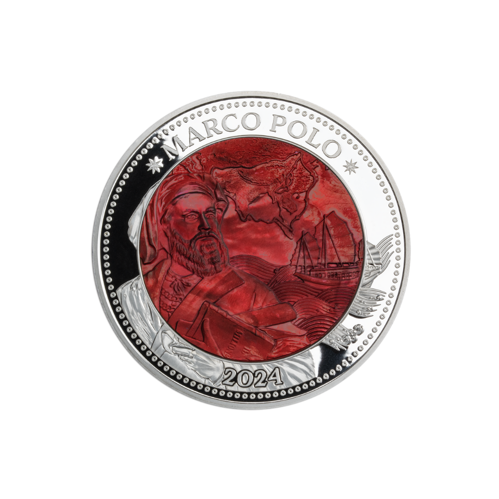 MARCO POLO 5 Oz Silver Coin $25 Solomon Islands 2024