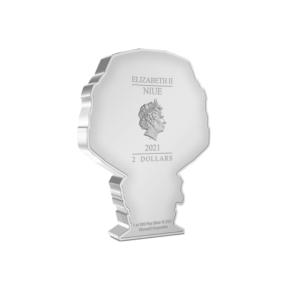 MASTER CHIEF Chibi 1 Oz Silver Coin $2 Niue 2021