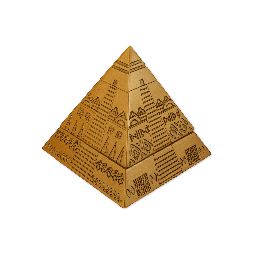 MAYAN PYRAMID OF CHICHEN ITZA 5 Oz Silver Coin 50 Cordobas Nicaragua 2022