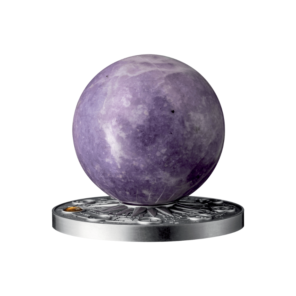 MERCURY Solar System 2 Oz Silver Coin 10 Cedis Ghana 2024