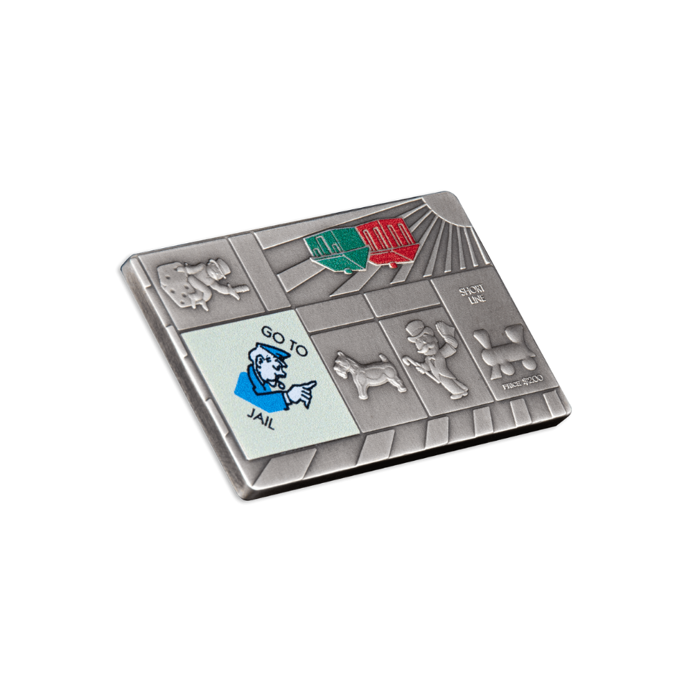 MONOPOLY Set 4 x 1 Oz Silver Coins $5 Samoa 2023
