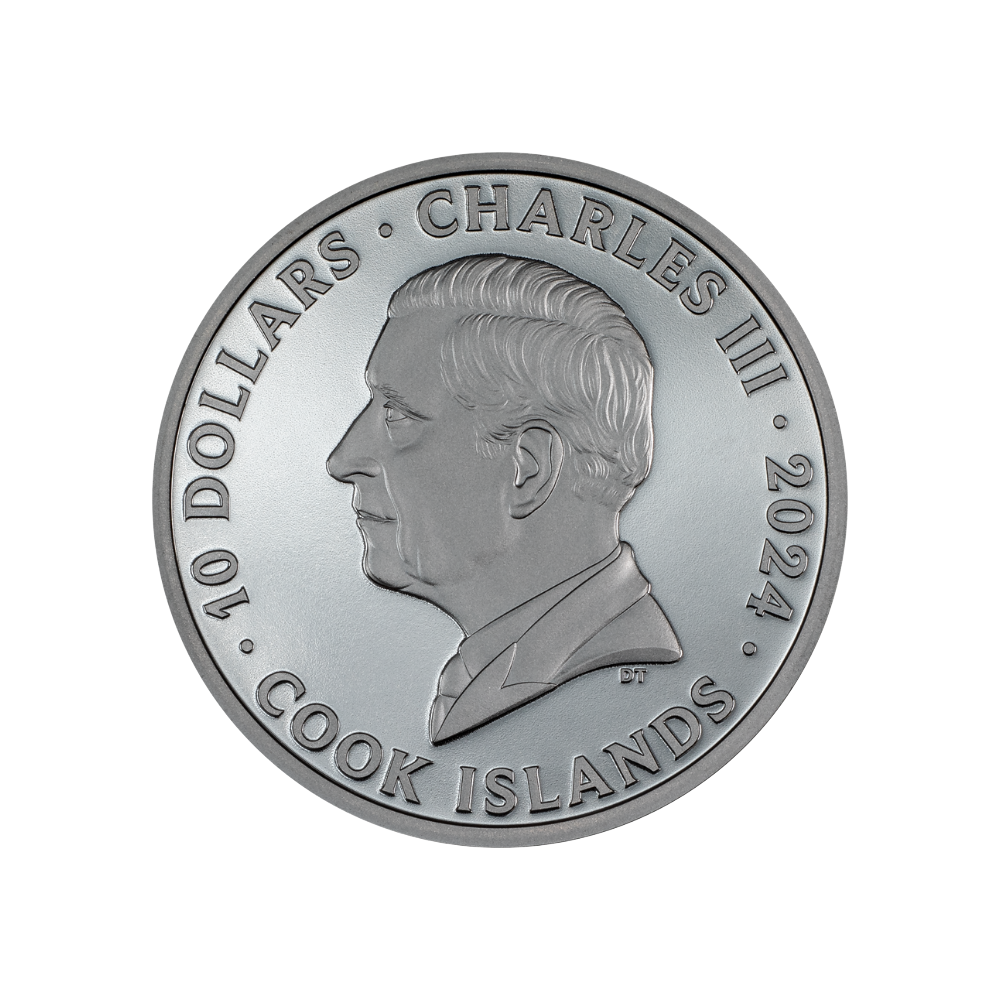 MOTORBIKE Journey 2 Oz Silver Coin $10 Cook Islands 2024