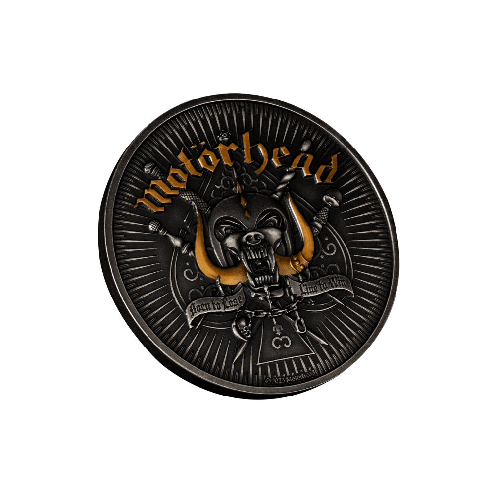 MOTORHEAD Band 1 Oz Silver Coin $5 Barbados 2024