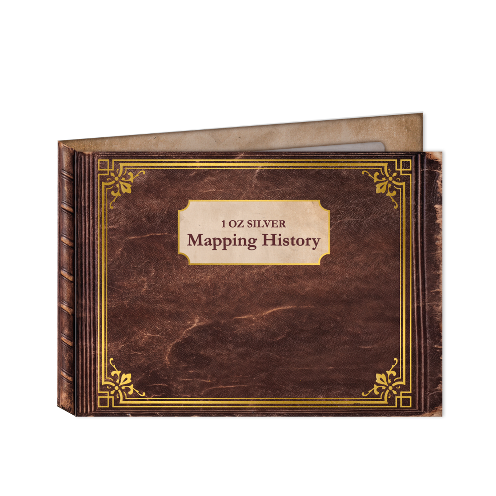 Mapping History 17th Century 1 Oz Silver Coin 2027 MDM