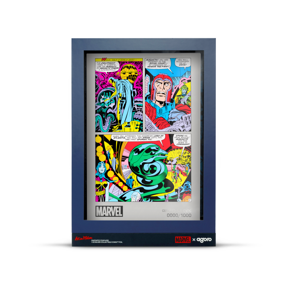 COMIX™ Marvel Fantastic Four #102 Pure Silver Foil AGORO