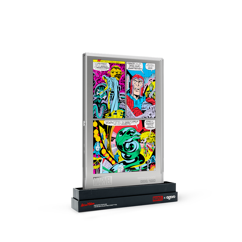 COMIX™ Marvel Fantastic Four #102 Pure Silver Foil AGORO