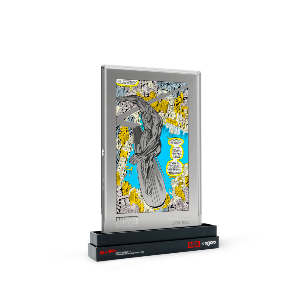 COMIX™ Marvel Fantastic Four #72 Pure Silver Foil AGORO