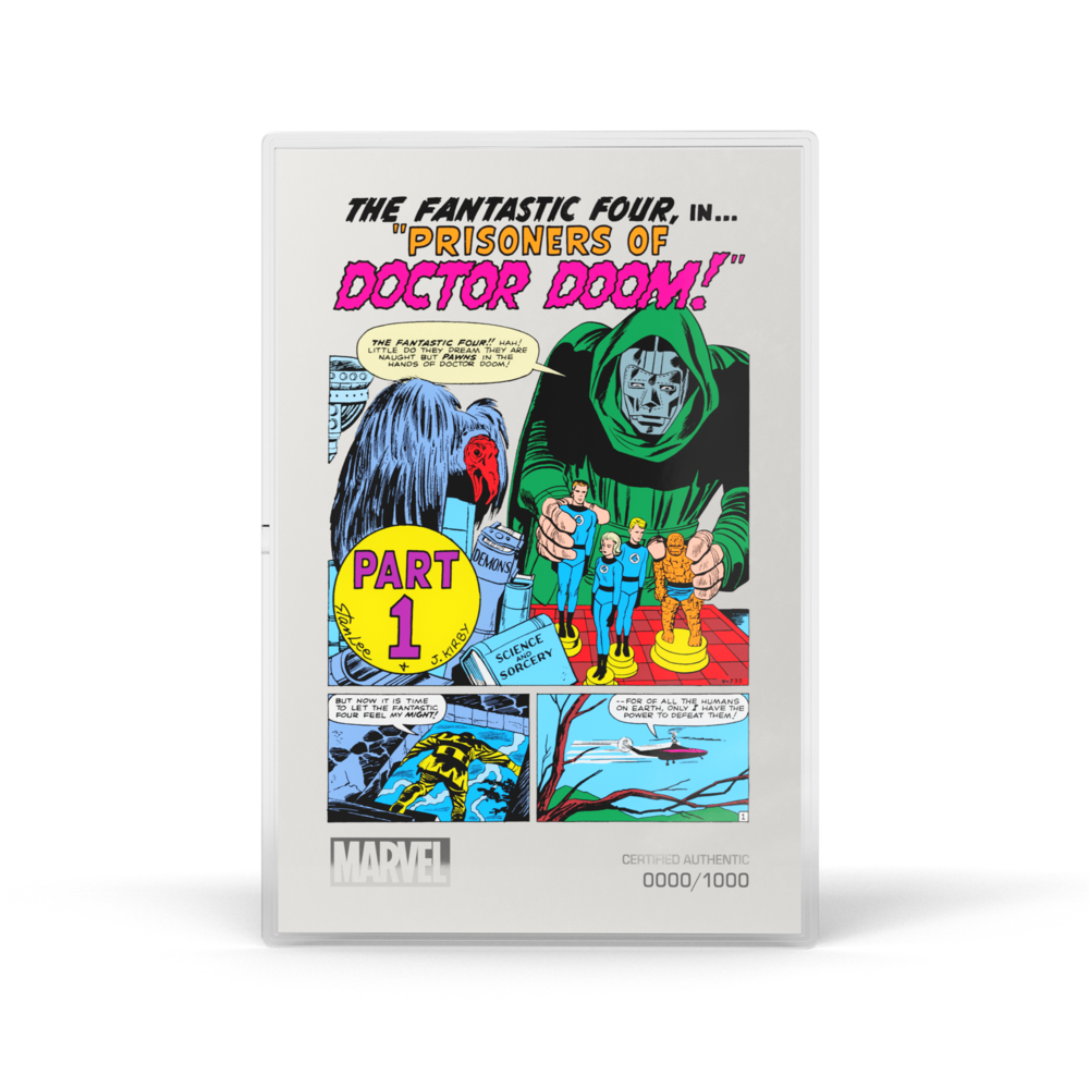 COMIX™ Marvel Fantastic Four #5 Pure Silver Foil AGORO