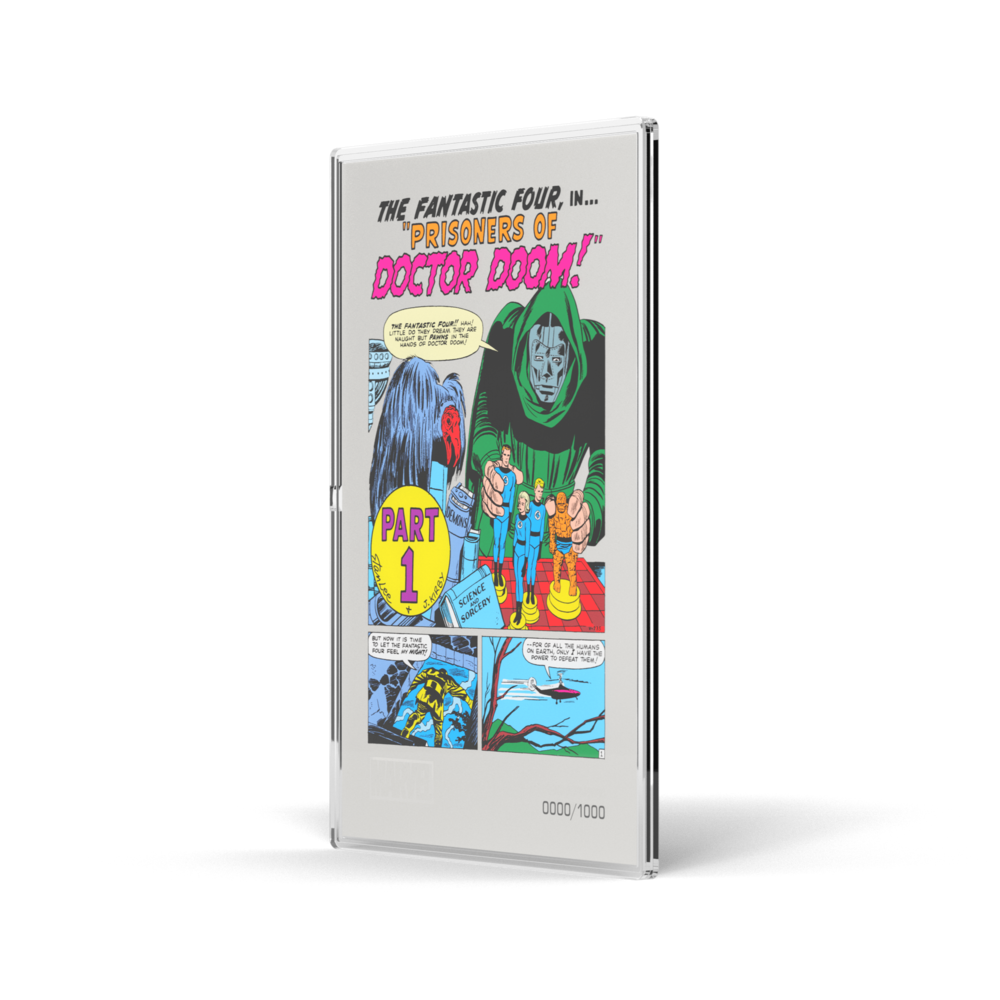 COMIX™ Marvel Fantastic Four #5 Pure Silver Foil AGORO