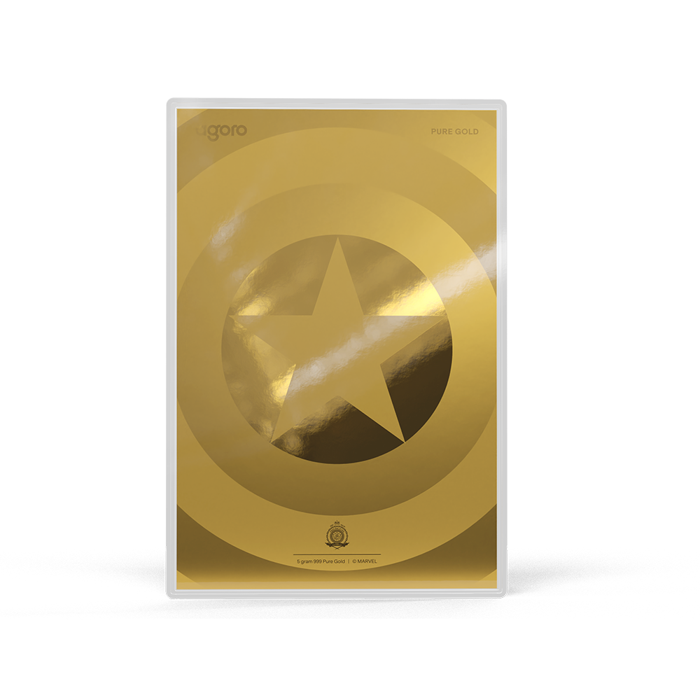 Marvel Captain America: American Hero Silver Collectible Foil Agoro
