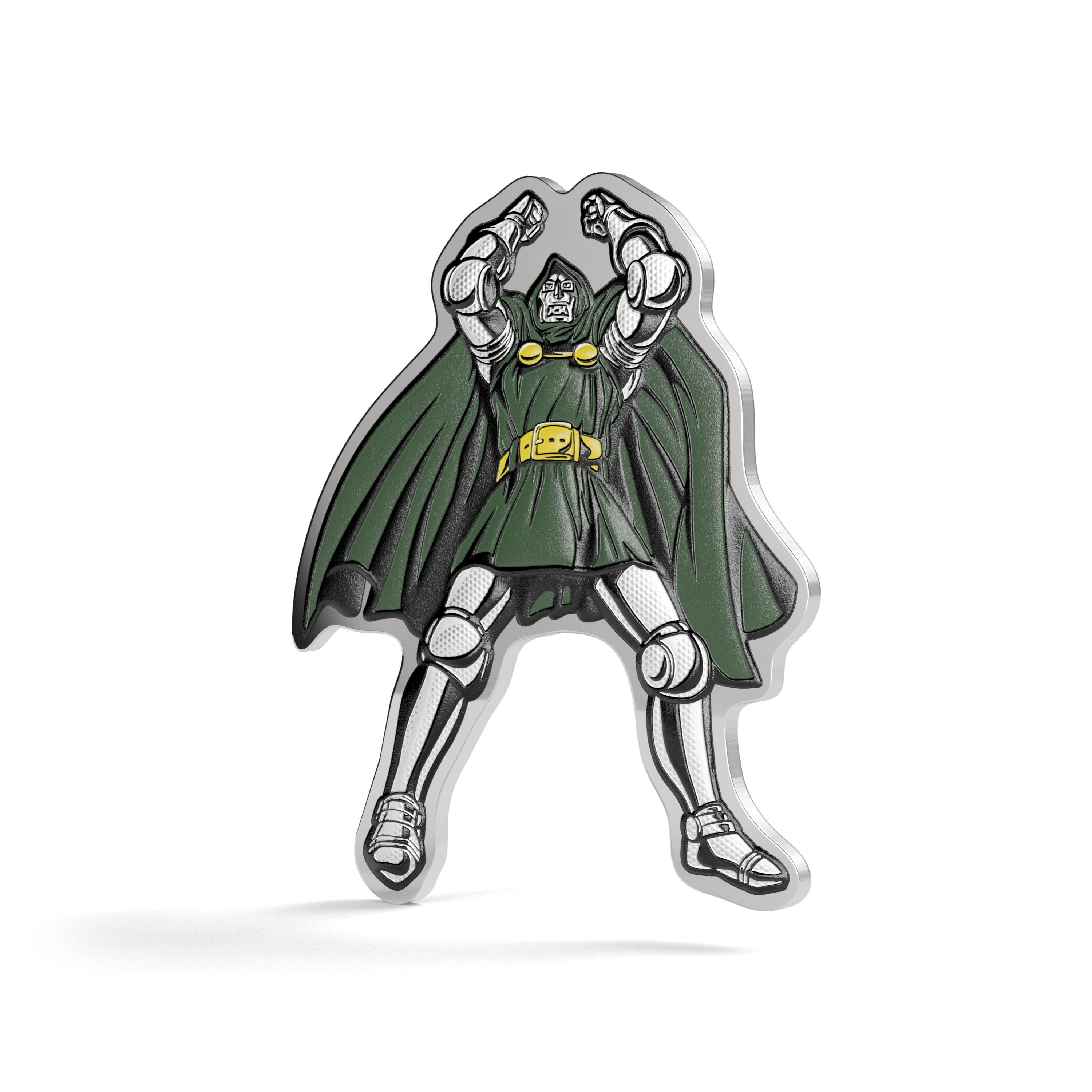 Marvel Doctor Doom, Master of Menace! 1/2 oz Silver Collectible Agoro