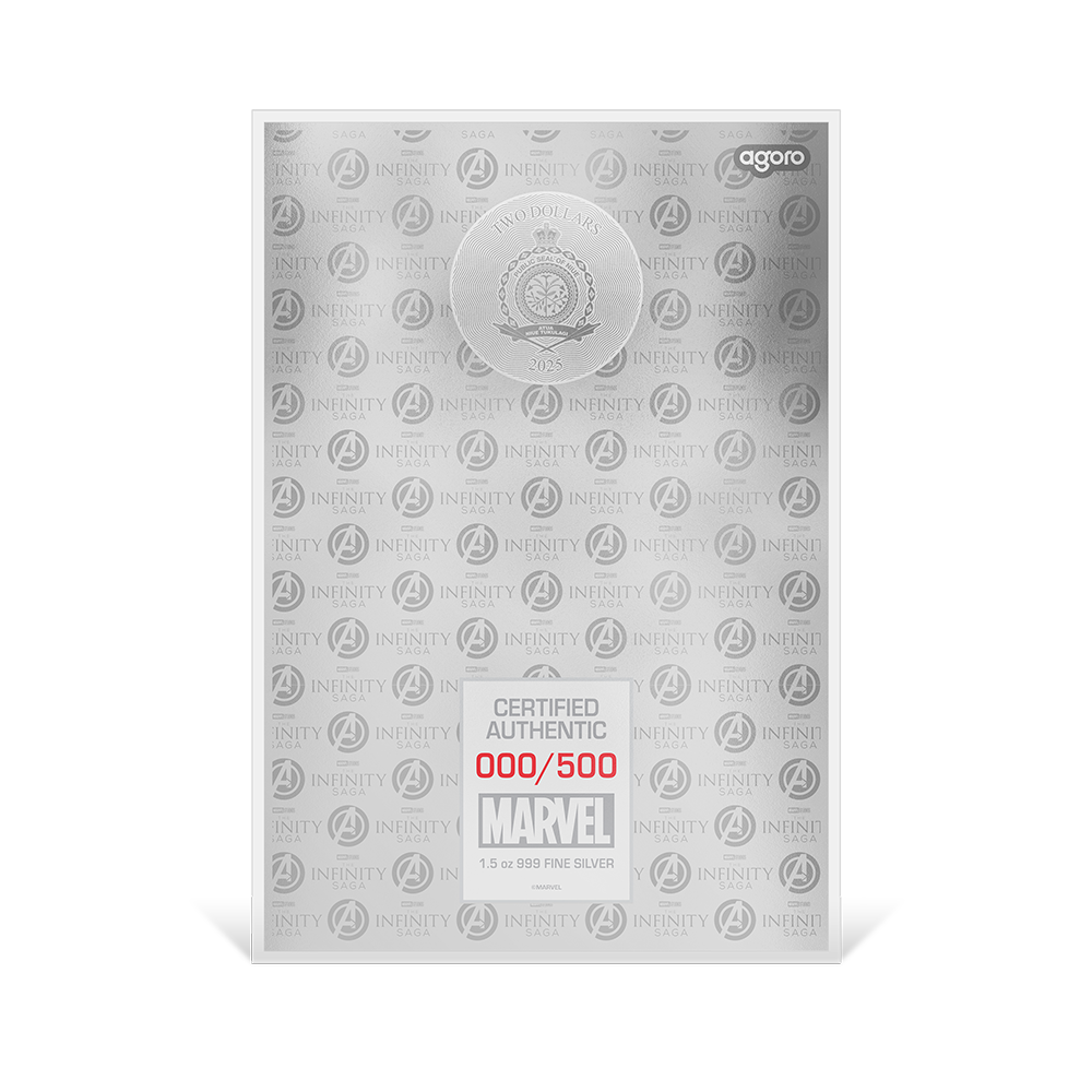 Marvel The Infinity Saga Phase Three Avengers: Endgame Silver Collectible Foil AGORO