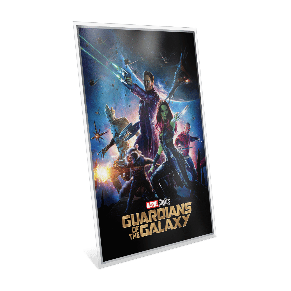 Marvel The Infinity Saga Phase Two Guardians of the Galaxy Collectible Foil - reverse oblique Agoro New Zealand Mint